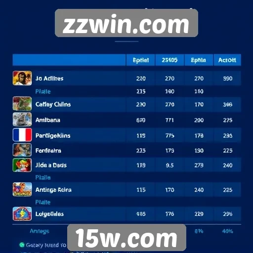 Análise da popularidade dos jogos em zzwin.com