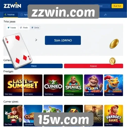 Variedade de jogos disponíveis em zzwin.com